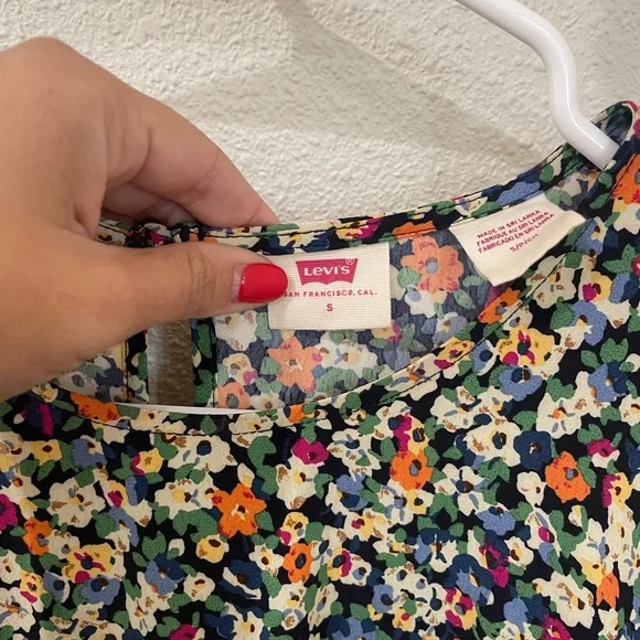Levi’s Roman Floral Prairie Dress Cottagecore - Picture 7 of 9